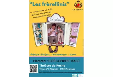 Les Frèrellinis - Théâtre d'objet, marionnettes et clown - 50 minutes - Tout public