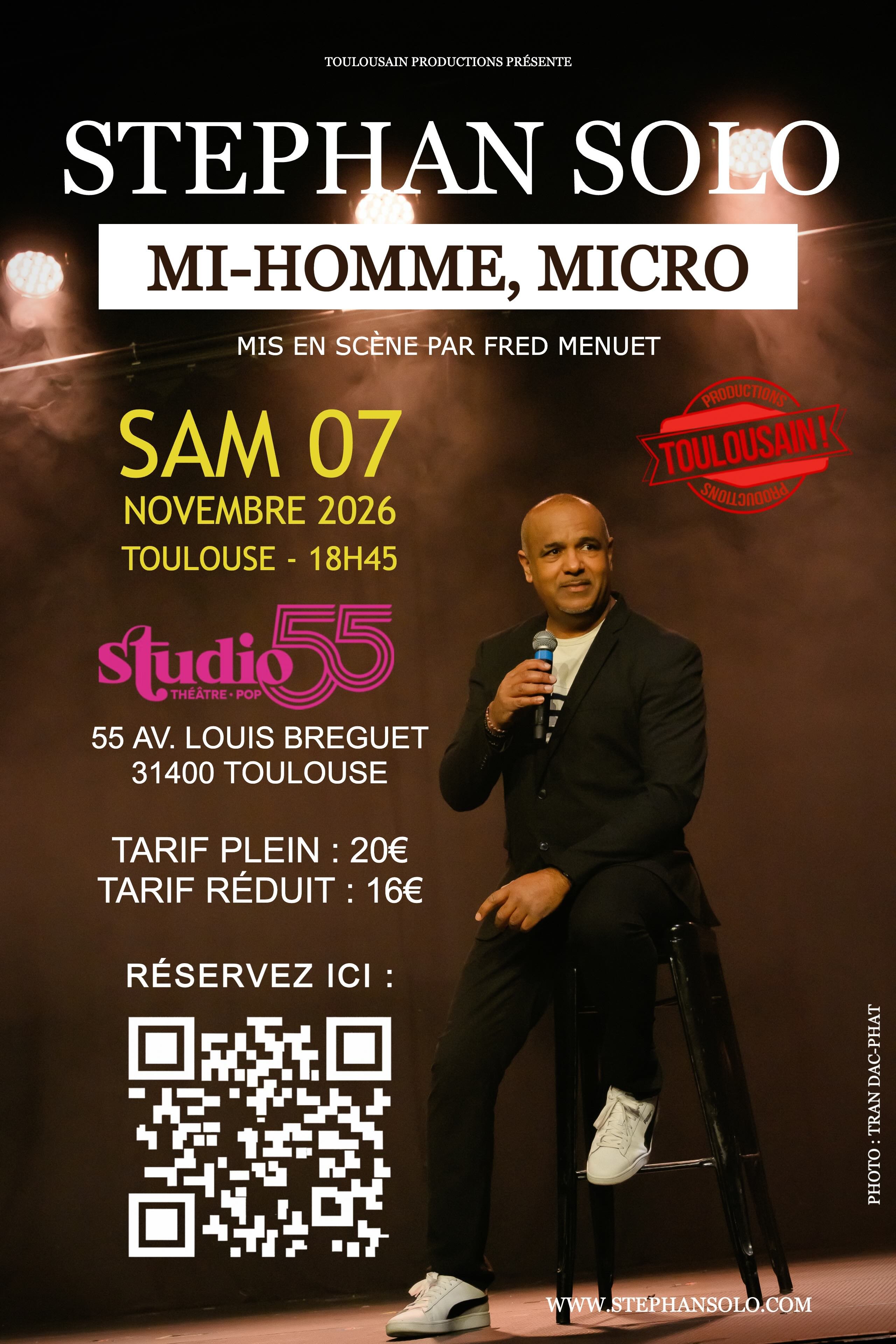 Stephan Solo dans MI-HOMME, MICRO (Humour et Human Beatbox)