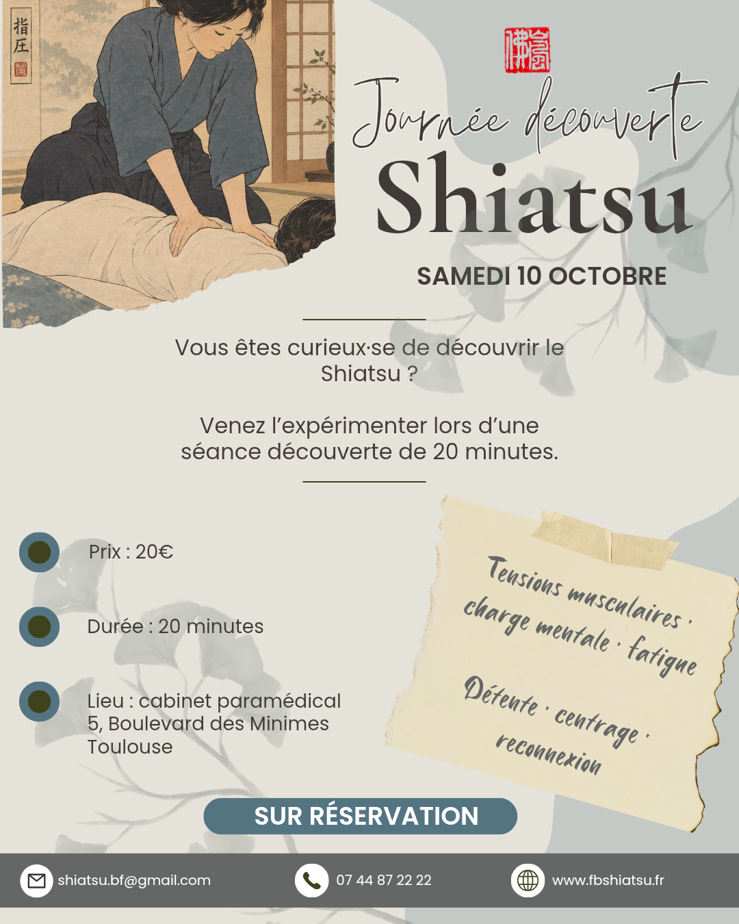 Journée découverte du Shiatsu